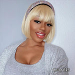 Special Package Sale 4 Colors Bob Wig With Bangs | Buy More Save More