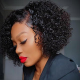 Summer Style Small Kinky Glueless Lace Frontal Wig