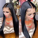 Super Long Straight Hair High Density Frontal Lace Wig