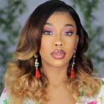 Celebrity Ombre 180% Density Glueless Frontal Lace Wig
