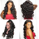 Breathable 360 Lace Wig Pre Plucked