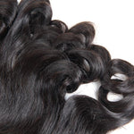 1Pc Big Curl Pre Plucked Lace Frontal