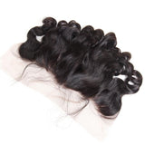 1Pc Big Curl Pre Plucked Lace Frontal