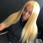 Blonde #613 Human Hair Frontal Lace Wig