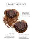 Crave The Wave | Synthetic Lace Front Hair Topper (Mono Part)