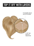 Top It Off With Layers | Synthetic Hair Topper (Mono Part)