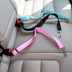 Pet Dog Cat Car Seat Belt Dog Accessories Adjustable Harness Lead Leash Small Medium Travel Clip Puppy Collar Leash Pet Supplies