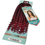 Bobbi Boss Crochet Braid Hair - Box Braid Curly Tips 10" - Solar Led Lights