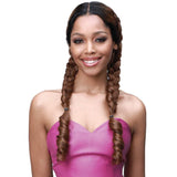 Bobbi Boss Human Hair Blend Lace Front Wig - MBLF250 Jolene - Solar Led Lights