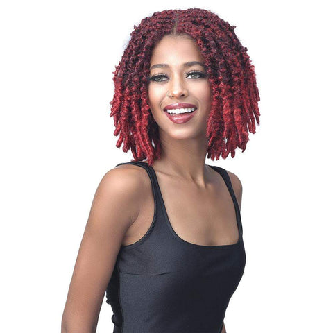 Bobbi Boss Natural Style Synthetic Boss Lace Wig - MLF613 Calif. Butterfly Locs 12" - Solar Led Lights
