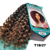 Bobbi Boss Synthetic Short Curly Crochet Hair - Water Curl 10" - Solar Led Lights