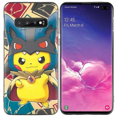 Pokemon phone case <br> Samsung Lucario Pikachu - Solar Led Lights