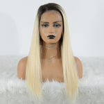 1B/613 Blonde Celebrity Style 13x4 Frontal Lace Wig