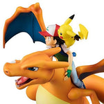 Pokemon figure <br> Ash and Charizard - Solar Led Lights