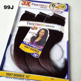 Freetress 3X Straight Crochet Hair - Yaky Bounce 16" - Solar Led Lights