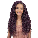 Freetress Braid Crochet Hair - Soft Curly Faux Locs 18" - Solar Led Lights