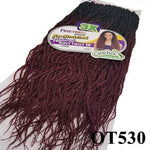 FreeTress Crochet Hair Twist - 3x Natural Wavy Twist 18" - Solar Led Lights