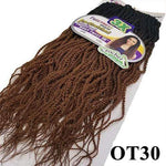 FreeTress Crochet Hair Twist - 3x Natural Wavy Twist 18" - Solar Led Lights