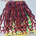 FreeTress Crochet Locs - Cuban Wavy Gorgeous Loc 12" - Solar Led Lights