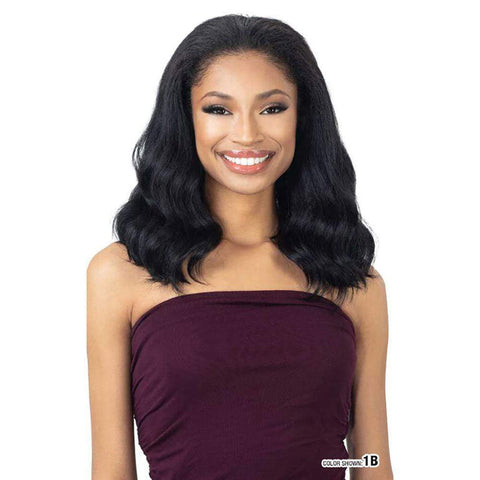 FreeTress Equal Natural Me Synthetic Full Cap Wig - Natural Pressed Waves - Solar Led Lights