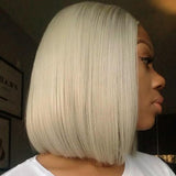 Grey Bob Wig 13x6 Lace Frontal Wig