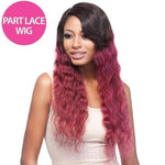 It's A Wig! Human Hair Part Lace Wig - Body Wave 24" - Solar Led Lights