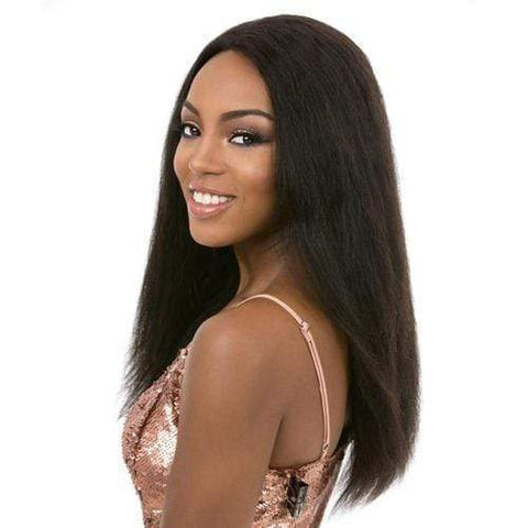 It's A Wig! Human Hair Swiss Lace Front Wig - Aroah - Solar Led Lights