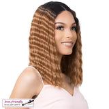 It's A Wig! Synthetic HD Transparent Lace Wig - Crimped Hair 1 - Solar Led Lights