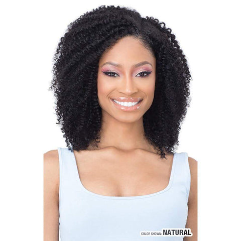 Naked 100% Human Hair Clip-In - Coil Curl (Type 4) 14" - Solar Led Lights