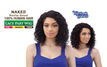 Naked Brazilian Natural 100% Human Hair Lace Part Wig - Dale - Solar Led Lights