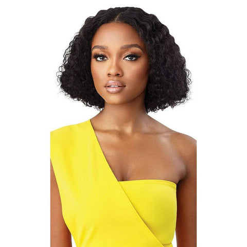Outre MyTresses Gold Label Human Hair Leave Out Wig - Dominican Curly 10" - Solar Led Lights