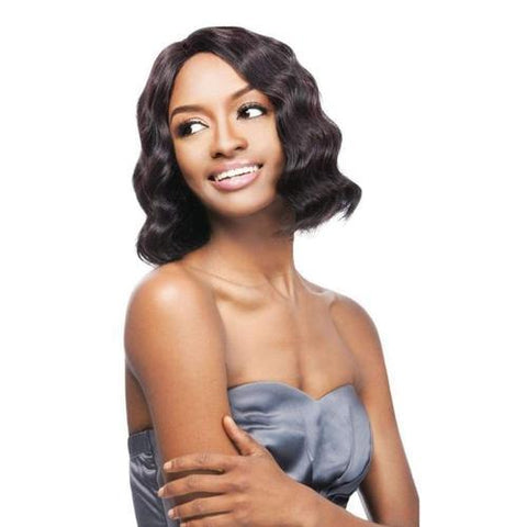Outre Simply 100% Human Hair Lace Front Wig - Brazilian Natural Deep Bob - Solar Led Lights