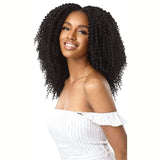 Outre Synthetic Big Beautiful Hair Clip-In Extensions - 4A Kinky Curly 10" - Solar Led Lights