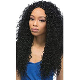 Outre Synthetic Hair Weave - Dominican Curly 18" 20" 20" 22"+Closure - Solar Led Lights
