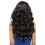 Outre Synthetic Hair Weave - Dominican Funme Curl 18" 20" 20" 22" + Lace Closure - Solar Led Lights