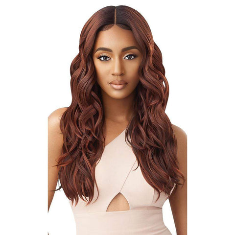 Outre Synthetic HD Transparent Lace Front Wig - Georgette - Solar Led Lights