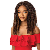 Outre Twisted Up Synthetic Lace Front Wig - Kinky Boho Passion Waterwave 18" - Solar Led Lights