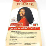 Outre X-Pression Synthetic Twisted Up Crochet Hair - Springy Afro Twist 16" - Solar Led Lights