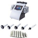 6 In 1 Machine- 40K Ultrasonic Cavitation - Vacuum - Radio Frequency -Laser Lipo Pads