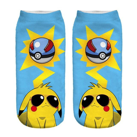 Pokemon socks <br> Pikachu Superball - Solar Led Lights