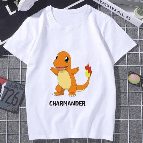 Pokemon shirt <br> Charmander - Solar Led Lights