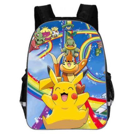 Pikachu school backpack - Solar Led Lights