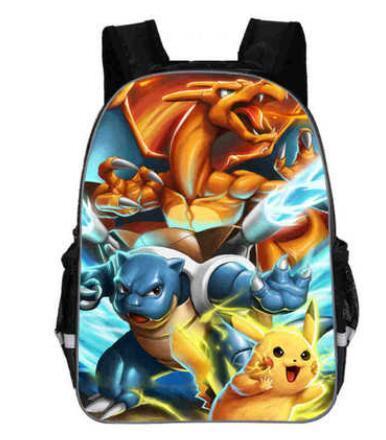 Pokemon backpack <br> Charizard & Blastoise - Solar Led Lights