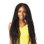 Sensationnel Cloud 9 Synthetic Swiss Lace Wig - Butterfly Locs 30" - Solar Led Lights
