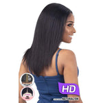 Shake-N-Go Girlfriend Human Hair Lace Front Wig - Straight 18" - Solar Led Lights