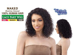 Shake-N-Go Naked Brazilian Natural 100% Human Hair Lace Part Wig - Avery - Solar Led Lights
