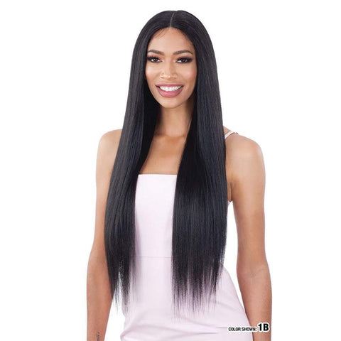 Shake-N-Go Organique Synthetic Lace Front Wig - Light Yaky Straight 30" - Solar Led Lights