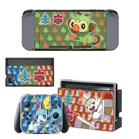 Pokemon stickers <br> 8G Nintendo Switch - Solar Led Lights