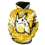 Adult pikachu hoodie - Solar Led Lights