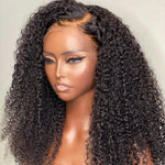 Afro Curly Undetectable Invisible Lace Glueless Frontal Lace Wig | Real HD Lace
